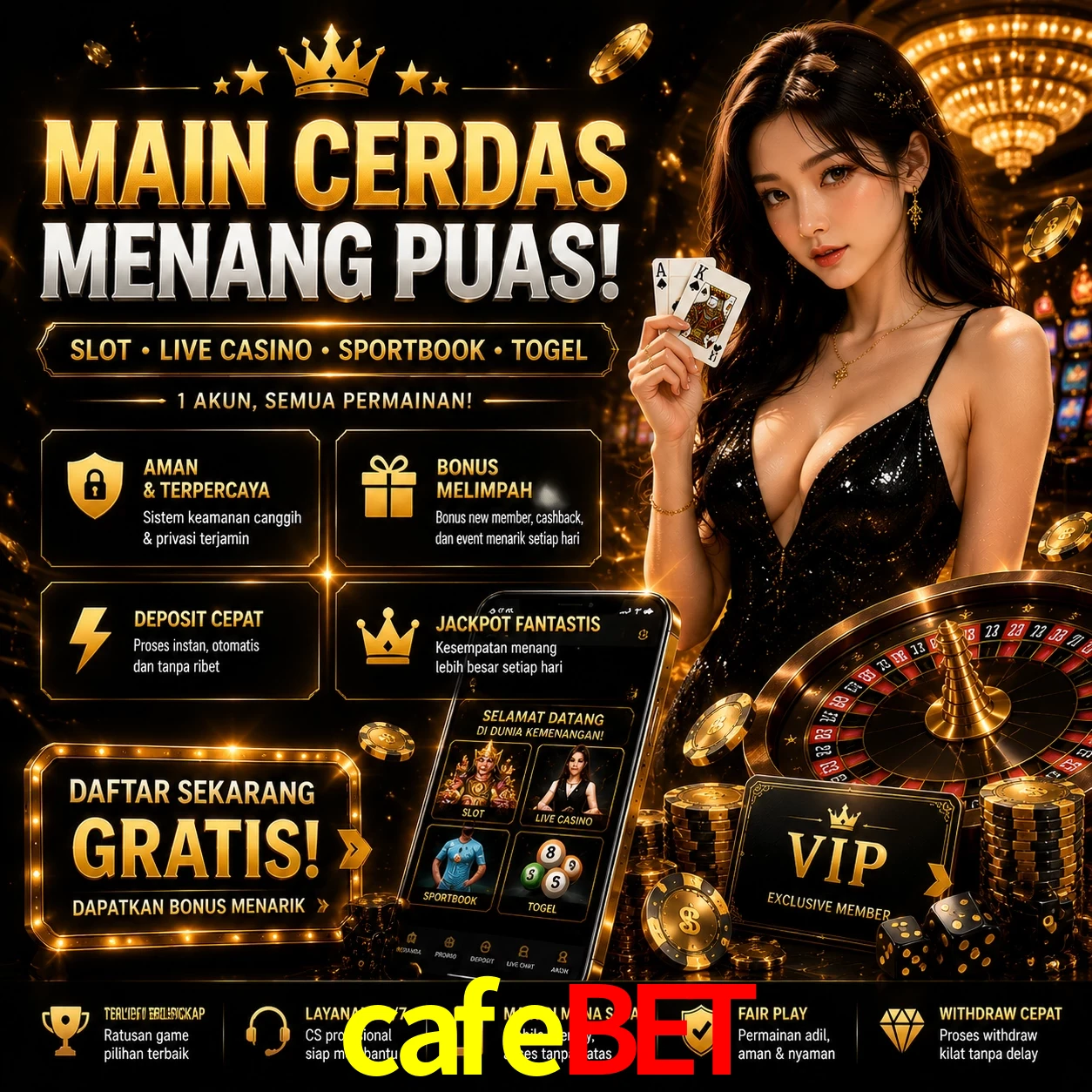 Slots no app cafebet mobile
