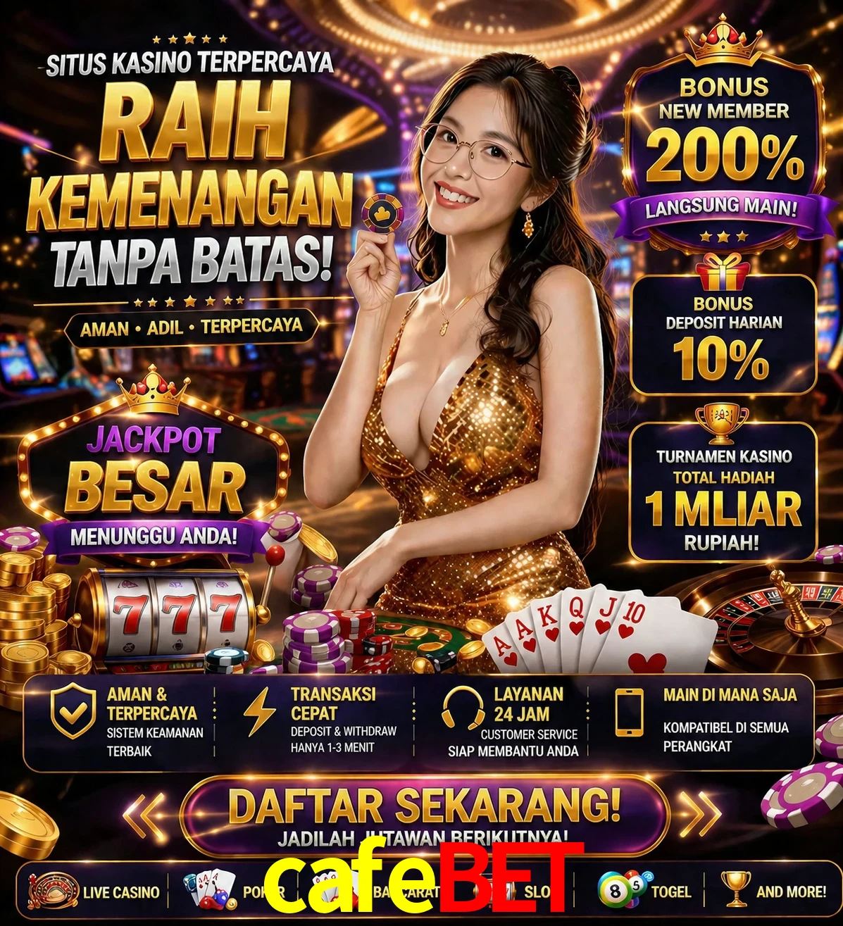 Roleta e blackjack cafebet